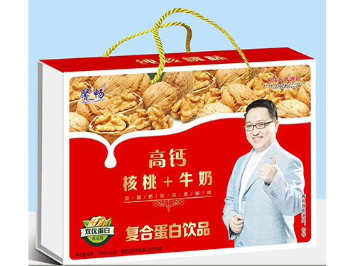 河南高鈣核桃+牛奶復(fù)合蛋白飲品